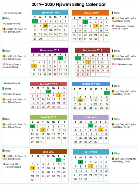 Bpcc Calendar 2019
